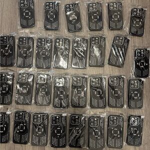 Lot Of 30- iPhone 16Pro Max Black Phone Cases